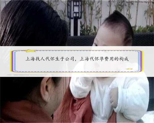 上海找人代怀生子公司，上海代怀孕费用的构成