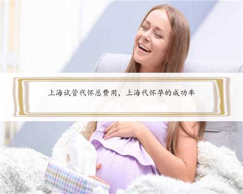 上海试管代怀总费用，上海代怀孕的成功率