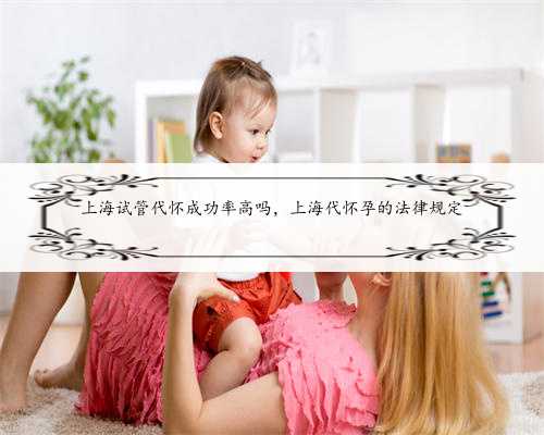 上海试管代怀成功率高吗，上海代怀孕的法律规定